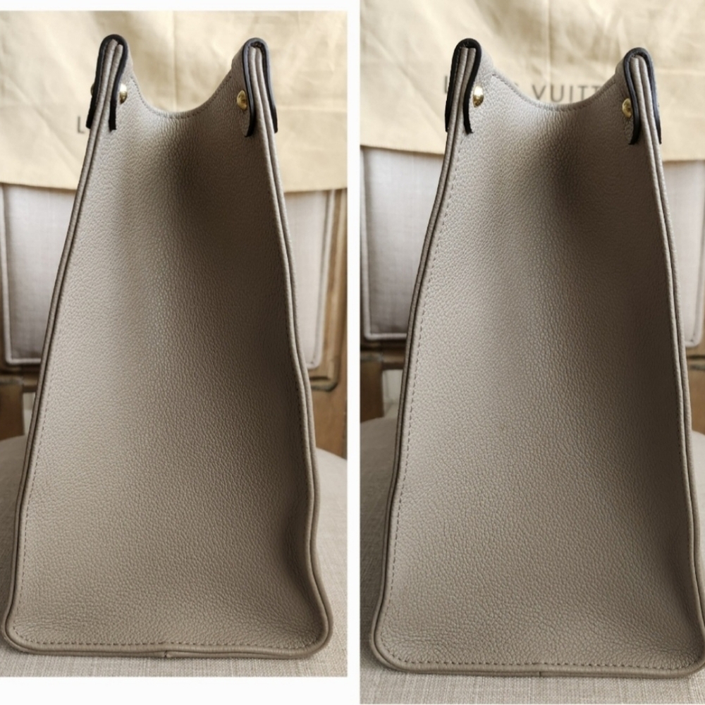 Louis Vuitton Giant Monogram Empreinte Tourterelle Onthego MM - Picture 8 of 15